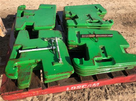 john deere suitcase weights for sale